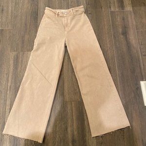 Mango High Waist Culotte Jean